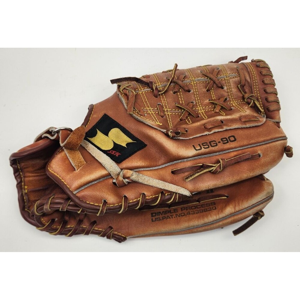 SSK USG-90 Dimple Baseball Softball Glove Mitt Dimple II Process RH Throw 12"